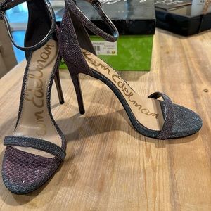 Sam Edelman Womens Ariella Metallic Pink/Gray/Blue Multi Glitz gorgeous stiletto